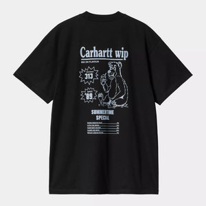 【CARHARTT WIP|カーハートWIP】S/S CATALOGUE T - SHIRT/S/SカタログTシャツ(BLACK/BLUEBIRD) - STREAM【CARHARTT WIP|カーハートWIP】S/S CATALOGUE T - SHIRT/S/SカタログTシャツ(BLACK/BLUEBIRD)STREAMS
