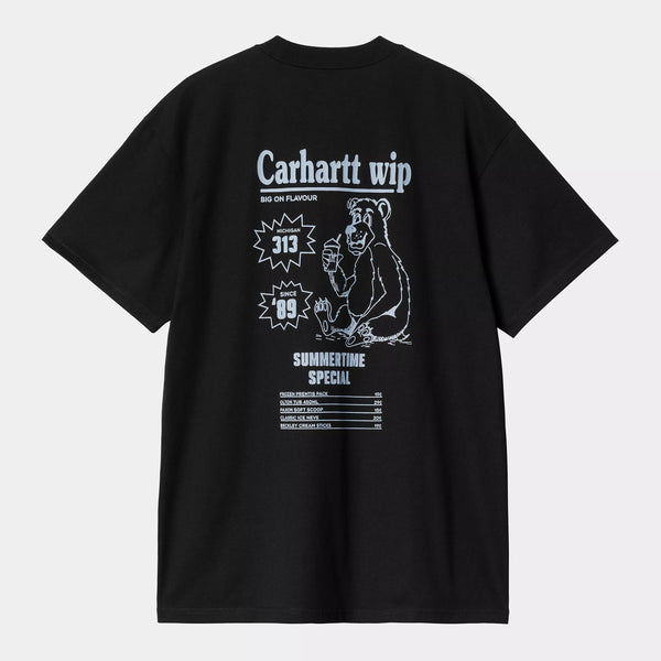 【CARHARTT WIP|カーハートWIP】S/S CATALOGUE T - SHIRT/S/SカタログTシャツ(BLACK/BLUEBIRD) - STREAM【CARHARTT WIP|カーハートWIP】S/S CATALOGUE T - SHIRT/S/SカタログTシャツ(BLACK/BLUEBIRD)STREAMS