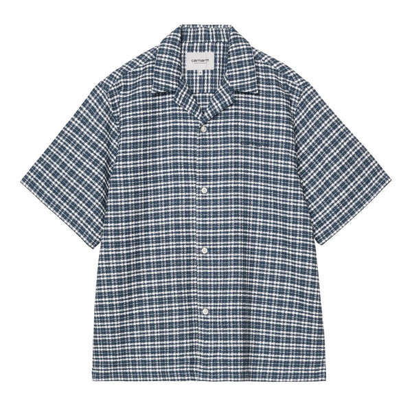 【CARHARTT WIP|カーハートWIP】S/S KANDER SHIRT/S/S カンダーシャツ(BLUE RIVER , BLACK) - STREAM【CARHARTT WIP|カーハートWIP】S/S KANDER SHIRT/S/S カンダーシャツ(BLUE RIVER , BLACK)STREAMBLUE RIVERS