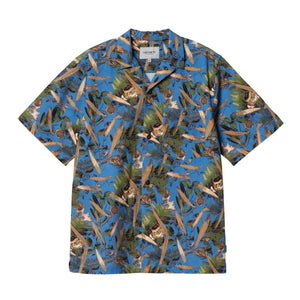 【CARHARTT WIP|カーハートWIP】S/S LUMEN SHIRT/ルーメンシャツ(LUMEN PRINT, BLUE) - STREAM【CARHARTT WIP|カーハートWIP】S/S LUMEN SHIRT/ルーメンシャツ(LUMEN PRINT, BLUE)STREAMM