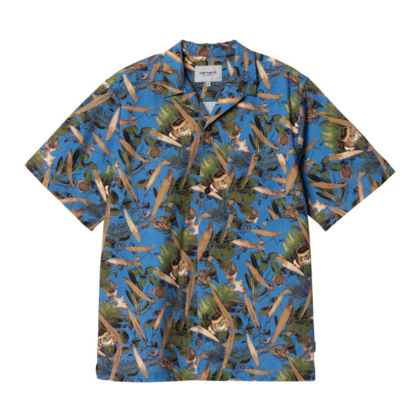 【CARHARTT WIP|カーハートWIP】S/S LUMEN SHIRT/ルーメンシャツ(LUMEN PRINT, BLUE) - STREAM【CARHARTT WIP|カーハートWIP】S/S LUMEN SHIRT/ルーメンシャツ(LUMEN PRINT, BLUE)STREAMM