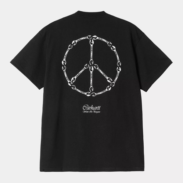 【CARHARTT WIP|カーハートWIP】S/S PEACE AND WORK T - SHIRT/S/SピースアンドワークTシャツ(GREEN/NATURAL , BLACK/WHITE) - STREAM【CARHARTT WIP|カーハートWIP】S/S PEACE AND WORK T - SHIRT/S/SピースアンドワークTシャツ(GREEN/NATURAL , BLACK/WHITE)STREAMBLACK/WHITES