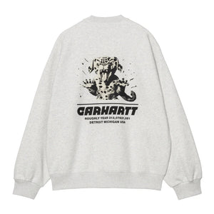 【CARHARTT WIP|カーハートWIP】WIPTOPIA SWEAT/ウィップトピアスウェット(ASH HEATHER , BLACK) - STREAM【CARHARTT WIP|カーハートWIP】WIPTOPIA SWEAT/ウィップトピアスウェット(ASH HEATHER , BLACK)STREAMASH HEATHERS