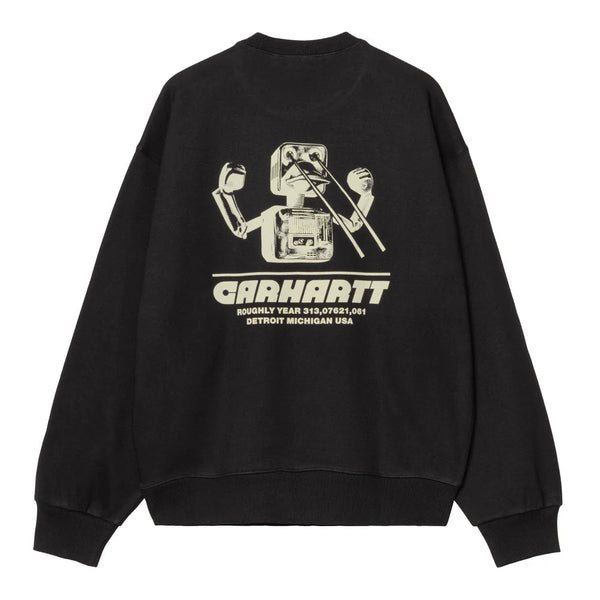 【CARHARTT WIP|カーハートWIP】WIPTOPIA SWEAT/ウィップトピアスウェット(ASH HEATHER , BLACK) - STREAM【CARHARTT WIP|カーハートWIP】WIPTOPIA SWEAT/ウィップトピアスウェット(ASH HEATHER , BLACK)STREAMBLACKS