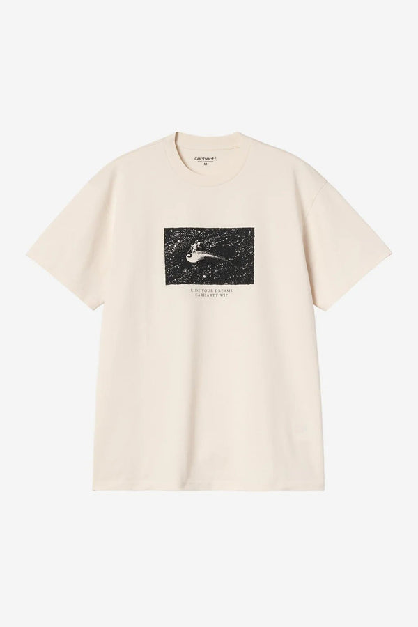 【CARHATT WIP|カーハートWIP】S/S RIDE YOUR DREAMS T - SHIRT/S/SライドユアードリームスTシャツ(NATURAL , ICARIA) - STREAM【CARHATT WIP|カーハートWIP】S/S RIDE YOUR DREAMS T - SHIRT/S/SライドユアードリームスTシャツ(NATURAL , ICARIA)STREAMNATURALS