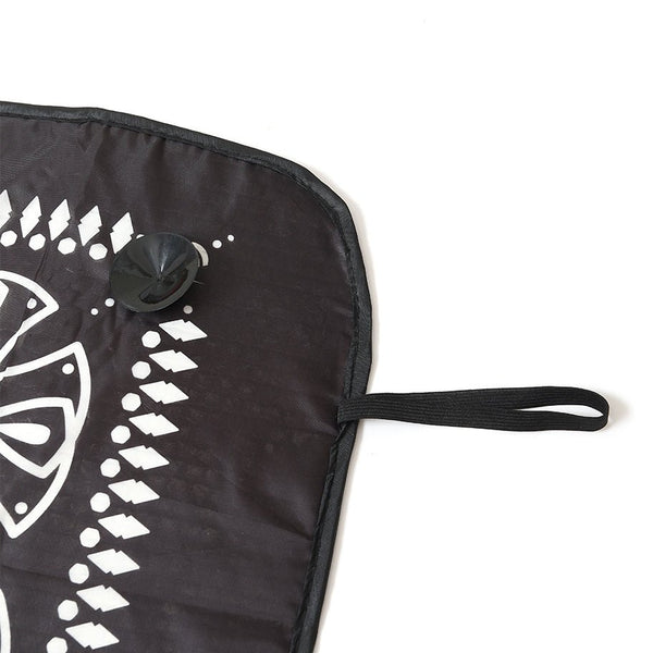 【CHALLENGER|チャレンジャー】BANDANA SUNSHADE /バンダナシェード(BLACK)