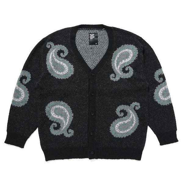 【CHALLENGER|チャレンジャー】BIG PAISLEY CARDIGAN/ビック ペイズリー カーディガン(BLACK) - STREAM【CHALLENGER|チャレンジャー】BIG PAISLEY CARDIGAN/ビック ペイズリー カーディガン(BLACK)STREAMM