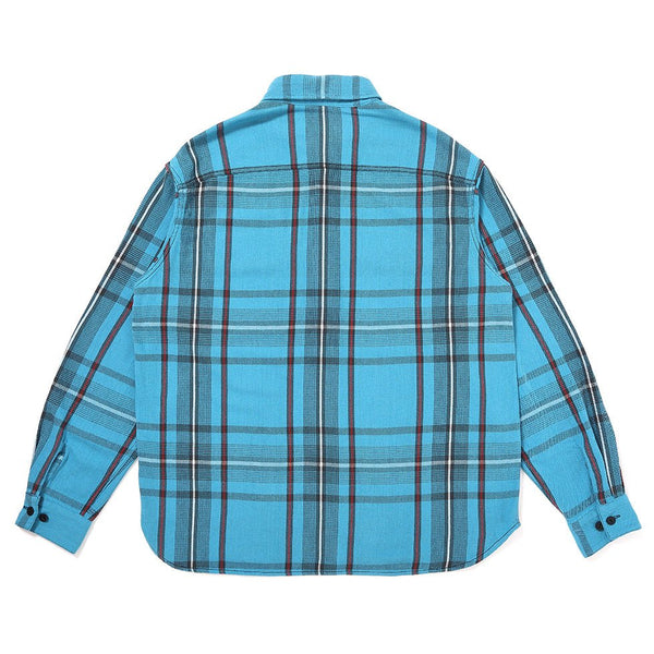 【CHALLENGER|チャレンジャー】CLASSIC PLAID SHIRT /クラッシックプレイドシャツ(TURQUOISE, GREEN)