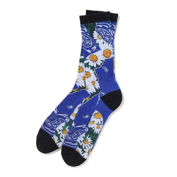 【CHALLENGER|チャレンジャー】DAISY SOCKS /デイジーソックス(BLUE) - STREAM【CHALLENGER|チャレンジャー】DAISY SOCKS /デイジーソックス(BLUE)STREAMONE SIZE