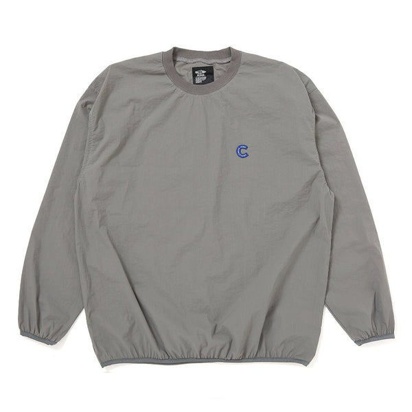 L/S C PATCH WIND CREW