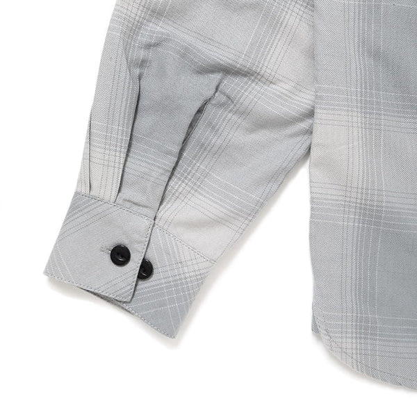 【CHALLENGER|チャレンジャー】L/S SHADOW CHECK SHIRT/ L/Sシャドウチェックシャツ(GRAY) - STREAM【CHALLENGER|チャレンジャー】L/S SHADOW CHECK SHIRT/ L/Sシャドウチェックシャツ(GRAY)STREAMGRAYM