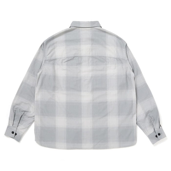 【CHALLENGER|チャレンジャー】L/S SHADOW CHECK SHIRT/ L/Sシャドウチェックシャツ(GRAY) - STREAM【CHALLENGER|チャレンジャー】L/S SHADOW CHECK SHIRT/ L/Sシャドウチェックシャツ(GRAY)STREAMGRAYM