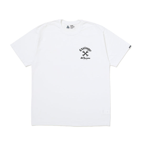【CHALLENGER|チャレンジャー】MECHANIC TEE /メカニック TEE(WHITE,BLACK) - STREAM【CHALLENGER|チャレンジャー】MECHANIC TEE /メカニック TEE(WHITE,BLACK)STREAMBLACKM