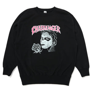 【CHALLENGER|チャレンジャー】PUNK GIRL C/N SWEAT/パンクガールC/Nスウェット(BLACK) - STREAM【CHALLENGER|チャレンジャー】PUNK GIRL C/N SWEAT/パンクガールC/Nスウェット(BLACK)STREAML