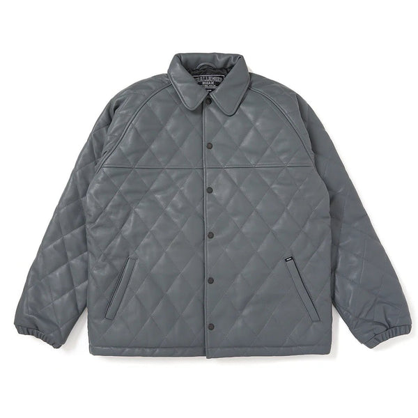【CHALLENGER|チャレンジャー】QUILTING LEATHER JACKET/キルティングレザージャケット(GRAY,BLACK) - STREAM【CHALLENGER|チャレンジャー】QUILTING LEATHER JACKET/キルティングレザージャケット(GRAY,BLACK)STREAMGRAYM