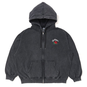 【CHALLENGER|チャレンジャー】ROSE ZIP HOODIE/ローズジップフーディー(BLACK, GRAY) - STREAM【CHALLENGER|チャレンジャー】ROSE ZIP HOODIE/ローズジップフーディー(BLACK, GRAY)STREAMBLACKM