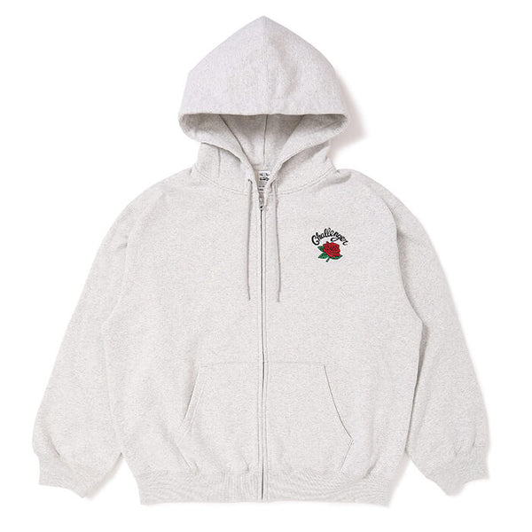 【CHALLENGER|チャレンジャー】ROSE ZIP HOODIE/ローズジップフーディー(BLACK, GRAY) - STREAM【CHALLENGER|チャレンジャー】ROSE ZIP HOODIE/ローズジップフーディー(BLACK, GRAY)STREAMGRAYM