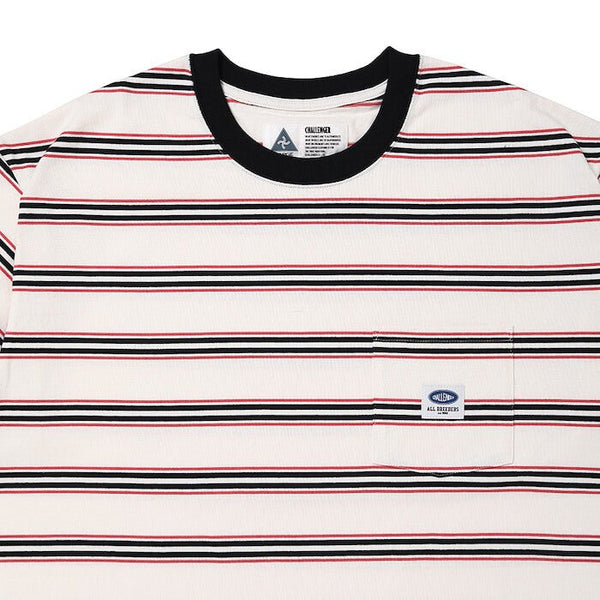 【CHALLENGER|チャレンジャー】S/S AUTHENTIC BORDER TEE / S/S オーセンティックボーダーTEE(WHITE,BLACK) - STREAM【CHALLENGER|チャレンジャー】S/S AUTHENTIC BORDER TEE / S/S オーセンティックボーダーTEE(WHITE,BLACK)STREAMBLACKM