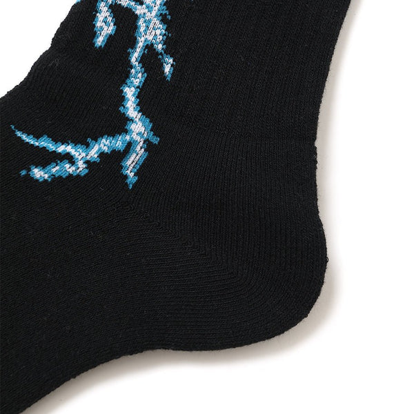 【CHALLENGER|チャレンジャー】THUNDER SOCKS/サンダーソックス(BLACK)