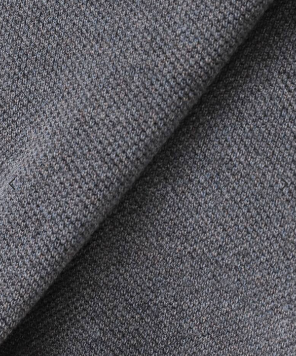 【CREPUSCULE|クレプスキュール】COTTON WOOL MOSS STITCH P/O/コットンウールモスステッチプルオーバー(BLACK , GRAY , CHARCOAL)
