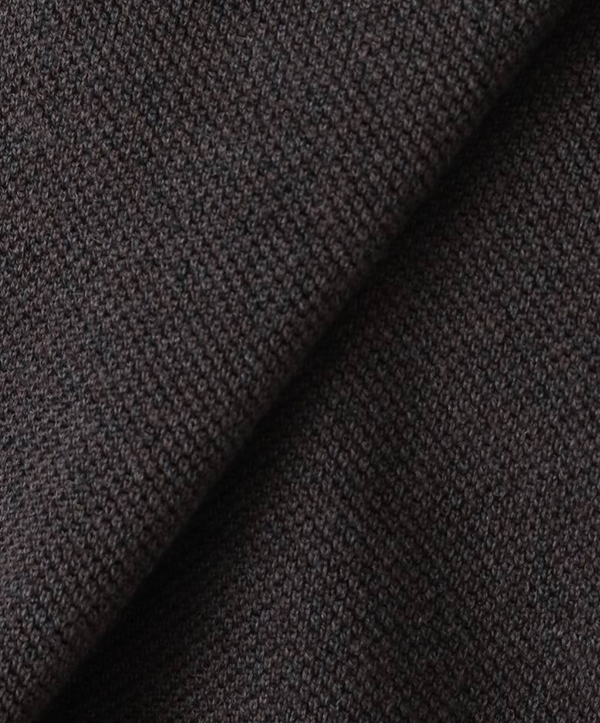 【CREPUSCULE|クレプスキュール】COTTON WOOL MOSS STITCH P/O/コットンウールモスステッチプルオーバー(BLACK , GRAY , CHARCOAL)