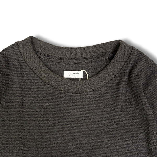 【CREPUSCULE|クレプスキュール】BORDER L/S CUTSEW/ボーダーLSカットソー(L.GRAY,CHARCOAL) - STREAM【CREPUSCULE|クレプスキュール】BORDER L/S CUTSEW/ボーダーLSカットソー(L.GRAY,CHARCOAL)STREAMCHARCOAL1(M)