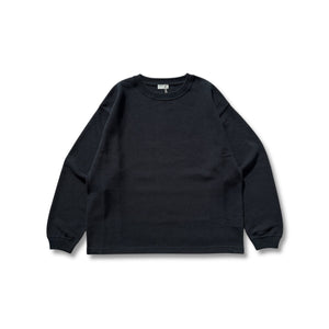 【CREPUSCULE|クレプスキュール】COTTON RAYON MOSS STITCH P/O/コットンレーヨンモスステッチプルオーバー(D.GREEN , NAVY , BLACK) - STREAM【CREPUSCULE|クレプスキュール】COTTON RAYON MOSS STITCH P/O/コットンレーヨンモスステッチプルオーバー(D.GREEN , NAVY , BLACK)STREAMD.GREEN0(S)