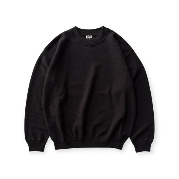 【CREPUSCULE|クレプスキュール】COTTON WOOL MOSS STITCH P/O/コットンウールモスステッチプルオーバー(BLACK , GRAY , CHARCOAL) - STREAM【CREPUSCULE|クレプスキュール】COTTON WOOL MOSS STITCH P/O/コットンウールモスステッチプルオーバー(BLACK , GRAY , CHARCOAL)STREAMCHARCOAL1