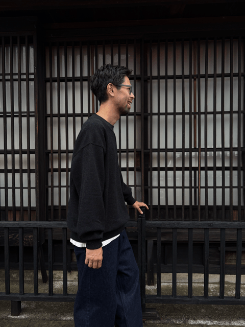 【CREPUSCULE|クレプスキュール】COTTON WOOL MOSS STITCH P/O/コットンウールモスステッチプルオーバー(BLACK , GRAY , CHARCOAL) - STREAM【CREPUSCULE|クレプスキュール】COTTON WOOL MOSS STITCH P/O/コットンウールモスステッチプルオーバー(BLACK , GRAY , CHARCOAL)STREAMCHARCOAL1