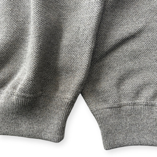 【CREPUSCULE|クレプスキュール】COTTON WOOL MOSS STITCH P/O/コットンウールモスステッチプルオーバー(BLACK , GRAY , CHARCOAL) - STREAM【CREPUSCULE|クレプスキュール】COTTON WOOL MOSS STITCH P/O/コットンウールモスステッチプルオーバー(BLACK , GRAY , CHARCOAL)STREAMCHARCOAL1