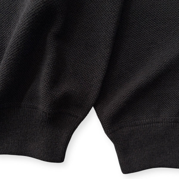 【CREPUSCULE|クレプスキュール】COTTON WOOL MOSS STITCH P/O/コットンウールモスステッチプルオーバー(BLACK , GRAY , CHARCOAL) - STREAM【CREPUSCULE|クレプスキュール】COTTON WOOL MOSS STITCH P/O/コットンウールモスステッチプルオーバー(BLACK , GRAY , CHARCOAL)STREAMCHARCOAL1