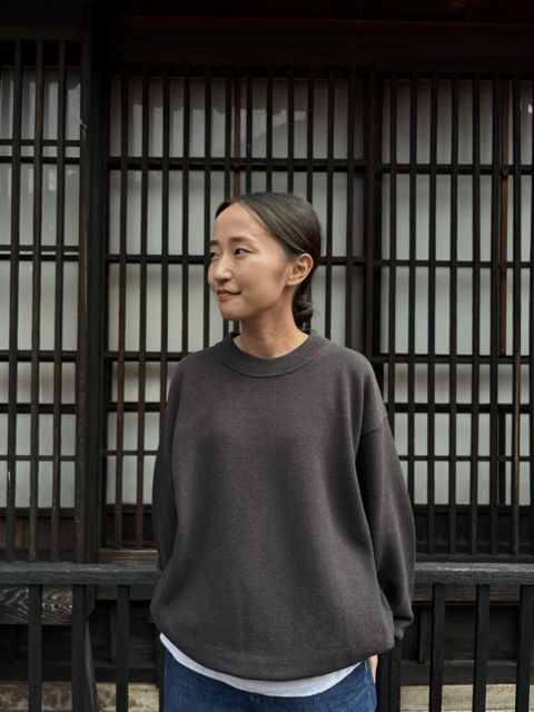 【CREPUSCULE|クレプスキュール】COTTON WOOL MOSS STITCH P/O/コットンウールモスステッチプルオーバー(BLACK , GRAY , CHARCOAL) - STREAM【CREPUSCULE|クレプスキュール】COTTON WOOL MOSS STITCH P/O/コットンウールモスステッチプルオーバー(BLACK , GRAY , CHARCOAL)STREAMCHARCOAL1