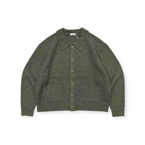 【CREPUSCULE|クレプスキュール】M - G POLO CARDIGAN/M - Gポロカーディガン(GREY×GREEN , GREY×MUSTARD , GREY×BROWN) - STREAM【CREPUSCULE|クレプスキュール】M - G POLO CARDIGAN/M - Gポロカーディガン(GREY×GREEN , GREY×MUSTARD , GREY×BROWN)STREAMGREY×GREEN0