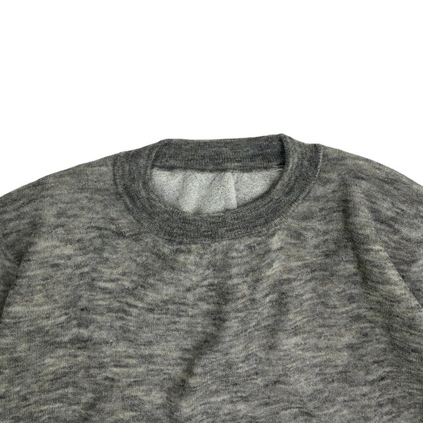 【CREPUSCULE|クレプスキュール】W/G MOHAIR REVERSIBLE P/O(GRAY/L.GRAY , BLACK/GRAY) 正規取扱店舗 公式オンライン通販 島根 松江 モヘアセーター モヘアニット リバーシブル