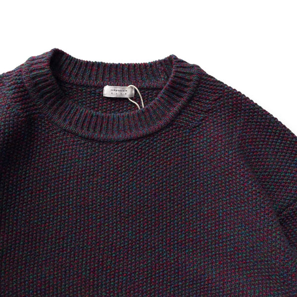 【CREPUSCULE|クレプスキュール】WOOL KANOKO P/0/ウールカノコ プルオーバー(WINE , GREEN , BLACK) - STREAM【CREPUSCULE|クレプスキュール】WOOL KANOKO P/0/ウールカノコ プルオーバー(WINE , GREEN , BLACK)STREAMGREEN0