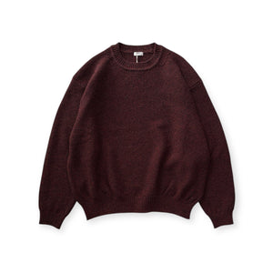 【CREPUSCULE|クレプスキュール】WOOL KANOKO P/0/ウールカノコ プルオーバー(WINE , GREEN , BLACK) - STREAM【CREPUSCULE|クレプスキュール】WOOL KANOKO P/0/ウールカノコ プルオーバー(WINE , GREEN , BLACK)STREAMWINE0