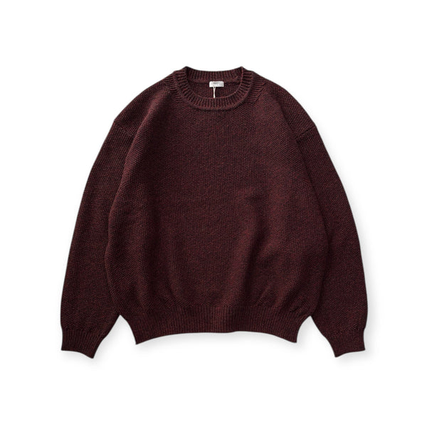 【CREPUSCULE|クレプスキュール】WOOL KANOKO P/0/ウールカノコ プルオーバー(WINE , GREEN , BLACK) - STREAM【CREPUSCULE|クレプスキュール】WOOL KANOKO P/0/ウールカノコ プルオーバー(WINE , GREEN , BLACK)STREAMWINE0