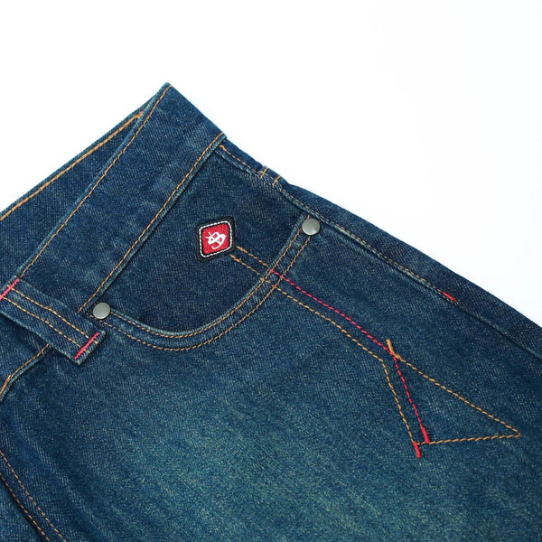【YARDSALE|ヤードセール】CULTURE SLUB PHANTASY JEANS/カルチャースラブファンタジージーンズ (DARK NAVY)