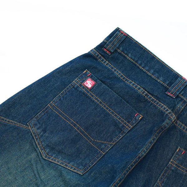 【YARDSALE|ヤードセール】CULTURE SLUB PHANTASY JEANS/カルチャースラブファンタジージーンズ (DARK NAVY)