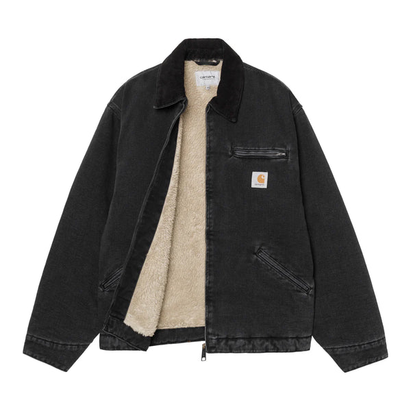 【CARHARTT WIP|カーハートWIP】OG DETROIT JACKET/OGデトロイトジャケット(BLACK/BLACK STONE WASHED)