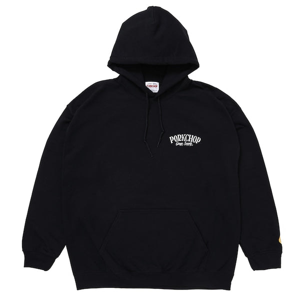 PORK BACK HOODIE |ポーク バック フーディー(BLACK×WHITE)