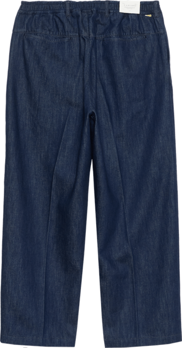 【FARAH|ファーラー】EASY WIDE TAPERED SLACKS/イージーワイドテーパードスラックス(ONE WASH , BLACK VINTAGE)