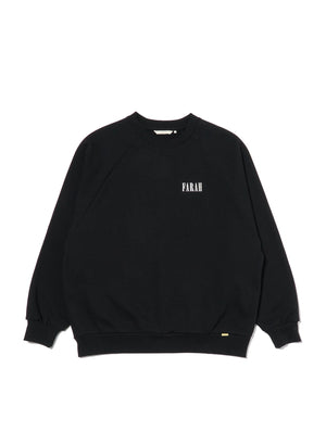 【FARAH|ファーラー】EMBROIDERY GRAPHIC CREWNECK SWEATSHIRT “CLASSIC LOGO”/エンブロイダリーグラフィッククルーネックスェットシャツ"クラシックロゴ”(BLACK) - STREAM【FARAH|ファーラー】EMBROIDERY GRAPHIC CREWNECK SWEATSHIRT “CLASSIC LOGO”/エンブロイダリーグラフィッククルーネックスェットシャツ"クラシックロゴ”(BLACK)STREAMM