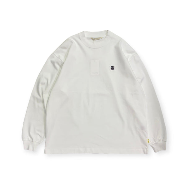 【FARAH|ファーラー】EMBROYDERY LOGO L/S TEE "FRH LOGO"/エンブロイダリーロゴL/Sティー"(WHITE , HEATHER GREY , NAVY) - STREAM