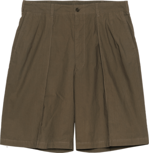 【FARAH|ファーラー】GARMENT DYE PIN TUCK WIDE SHORT/ガーメントダイピンタックワイドショーツ(BROWN , LIGHT GREY , LIGHT SAGE)