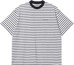 【FARAH|ファーラー】MEDIUM STRIPED CREWNECK S/S TEE/ミディアムストライプ クルーネックS/Sティー(WHITE , OLIVE) - STREAM【FARAH|ファーラー】MEDIUM STRIPED CREWNECK S/S TEE/ミディアムストライプ クルーネックS/Sティー(WHITE , OLIVE)STREAMWHITES