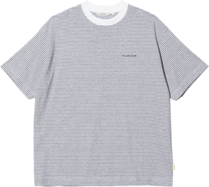 【FARAH|ファーラー】MULTI STRIPED CREWNECK S/S TEE/マルチストライプ クルーネックS/Sティー(WHITE , NAVY) - STREAM【FARAH|ファーラー】MULTI STRIPED CREWNECK S/S TEE/マルチストライプ クルーネックS/Sティー(WHITE , NAVY)STREAMWHITES