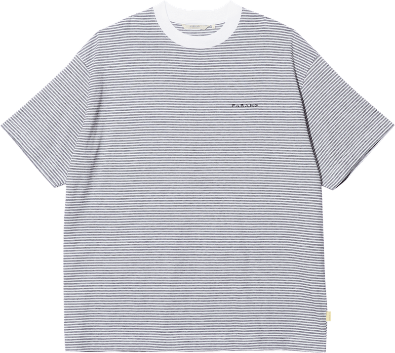 FARAH|ファーラー】MULTI STRIPED CREWNECK S/S TEE 正規取扱店舗 公式