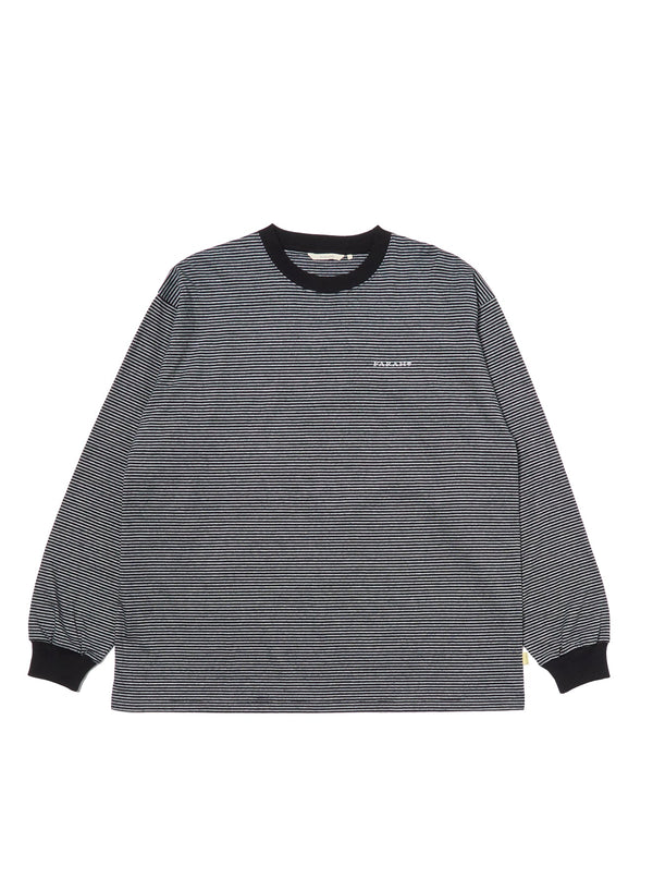 【FARAH|ファーラー】MULTI STRIPED L/S TEE/マルチストライプL/Sティー(BLACK) - STREAM【FARAH|ファーラー】MULTI STRIPED L/S TEE/マルチストライプL/Sティー(BLACK)STREAMM