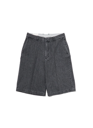 【FARAH|ファーラー】NO TUCK WIDE SHORTS/ノータックワイドショーツ(BLACK WASH) - STREAM【FARAH|ファーラー】NO TUCK WIDE SHORTS/ノータックワイドショーツ(BLACK WASH)STREAM30inch